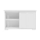 Artiss Buffet Sideboard Sliding Doors - SERA White-5