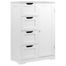 Artiss Bathroom Cabinet Storage Drawers White-1