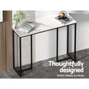 Artiss Console Table Marble Effect Frenisha-7