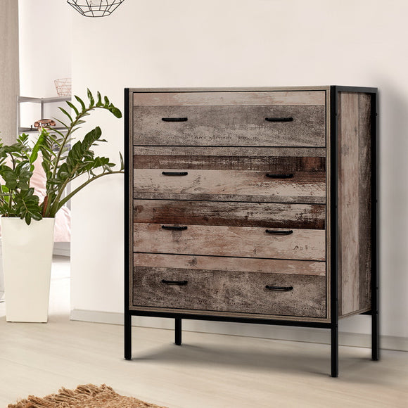 Artiss 4 Chest of Drawers - BARNLY