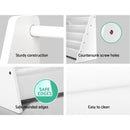 Keezi 4 Tiers Kids Bookshelf Magazine Shelf Children Bookcase Rack Organiser-7