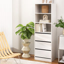 Artiss 3 Chest of Drawers Tallboy Cabinet White-7