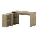 Artiss Computer Desk Bookshelf Oak 130CM-7