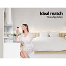 Artiss Dressing Table Stool Set 4 Drawers White-8