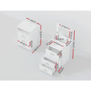 Artiss 2-in-1 Dressing Table Stool Set Bedside Table White-4