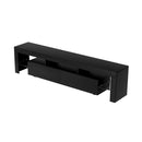 Artiss TV Cabinet Entertainment Unit Stand RGB LED Gloss Furniture 200cm Black-6