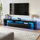 Artiss Entertainment Unit TV Cabinet LED 189cm Black Elo-1