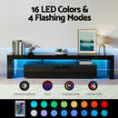 Artiss Entertainment Unit TV Cabinet LED 189cm Black Elo-5