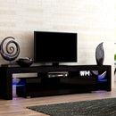 Artiss Entertainment Unit TV Cabinet LED 189cm Black Elo-8