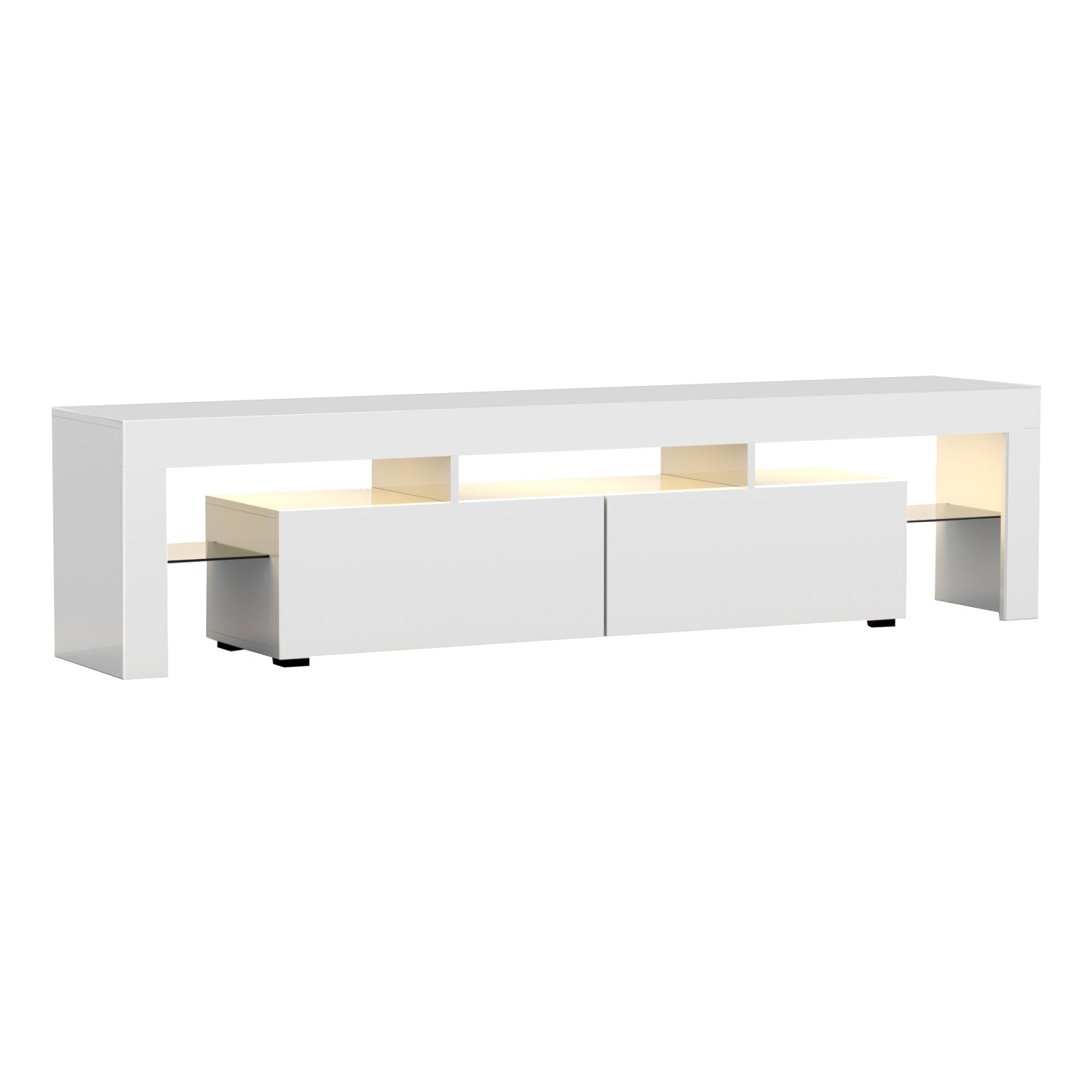 Artiss Entertainment Unit TV Cabinet LED 189cm White Elo