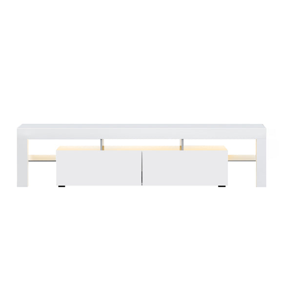Artiss Entertainment Unit TV Cabinet LED 189cm White Elo