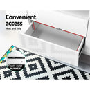 Artiss Entertainment Unit TV Cabinet LED 160cm White Anna-8