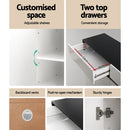 Artiss Shoe Rack Cabinet Storage 120cm w/ Drawer - White Lydia-7