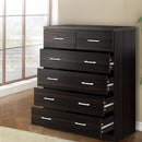 Artiss 6 Chest of Drawers - ANDES Walnut-1