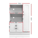 Artiss Buffet Sideboard - ARIA White-3