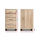 Artiss Filing Cabinet 5 Drawer Office Storage Organiser-4