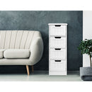 Artiss 4 Chest of Drawers - LEESA White-8