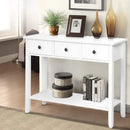 Artiss Console Table 3 Drawers 100CM White Chole-1