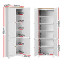 Artiss Buffet Sideboard 4 Doors - BERNE White-3
