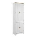 Artiss Buffet Sideboard 4 Doors - BERNE White-3
