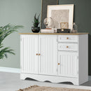 Artiss Buffet Sideboard 3 Doors - BERNE White-1