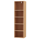 Artiss Bookshelf 5 Tiers MILO Pine-3