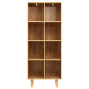 Artiss Bookshelf Bookcase 4 Tiers LEOR Pine-5