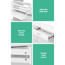 Artiss Shoe Rack Cabinet 36 Pairs Adjustable Shelves White Sara-8