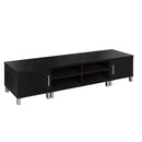 Artiss TV Cabinet Entertainment Unit 190cm Black Danson-3