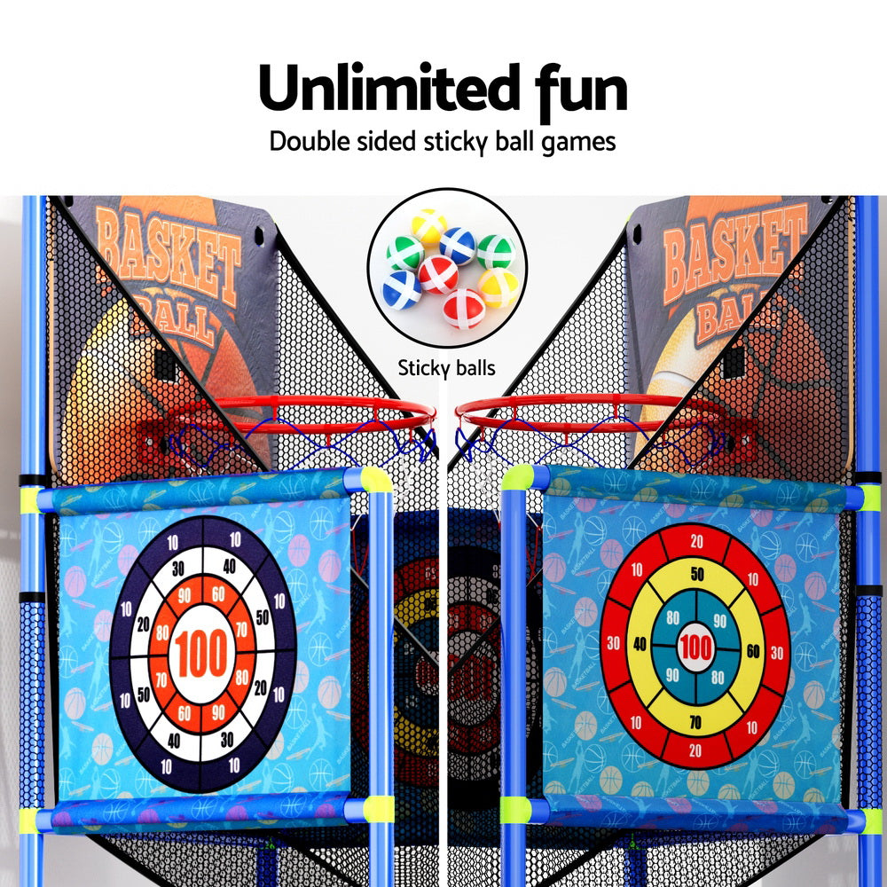 Arcade Basketball Games Electronic Scorer Basketball Hoop Shot Kid Indoor Toy