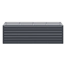 Green Fingers Garden Bed 240x80x77cm Planter Box Raised Container Galvanised Herb-3