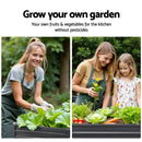 Green Fingers 2x Garden Bed 100x100x77cm Planter Box Raised Container Galvanised-6