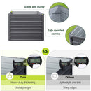 Green Fingers 2x Garden Bed 100x100x77cm Planter Box Raised Container Galvanised-6