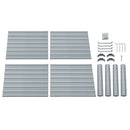 Green Fingers 2x Garden Bed 100x100x77cm Planter Box Raised Container Galvanised-8