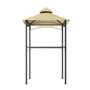 Instahut Gazebo Outdoor Patio Marquee BBQ Grill Shelter Garden Shade Hooks Beige-3
