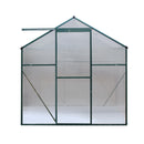 Green Fingers Greenhouse 2.52x1.9x1.83M Aluminium Polycarbonate Green House Garden Shed-3