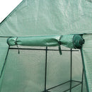 Green Fingers Greenhouse 1.2x1.9x1.9M Walk in Green House Tunnel Plant Garden Shed 4 Shelves-7