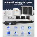 LockMaster Single Swing Gate Opener 500KG 20W Solar Panel-4