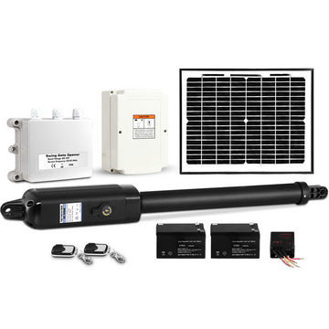 LockMaster Single Swing Gate Opener 500KG 10W Solar Panel