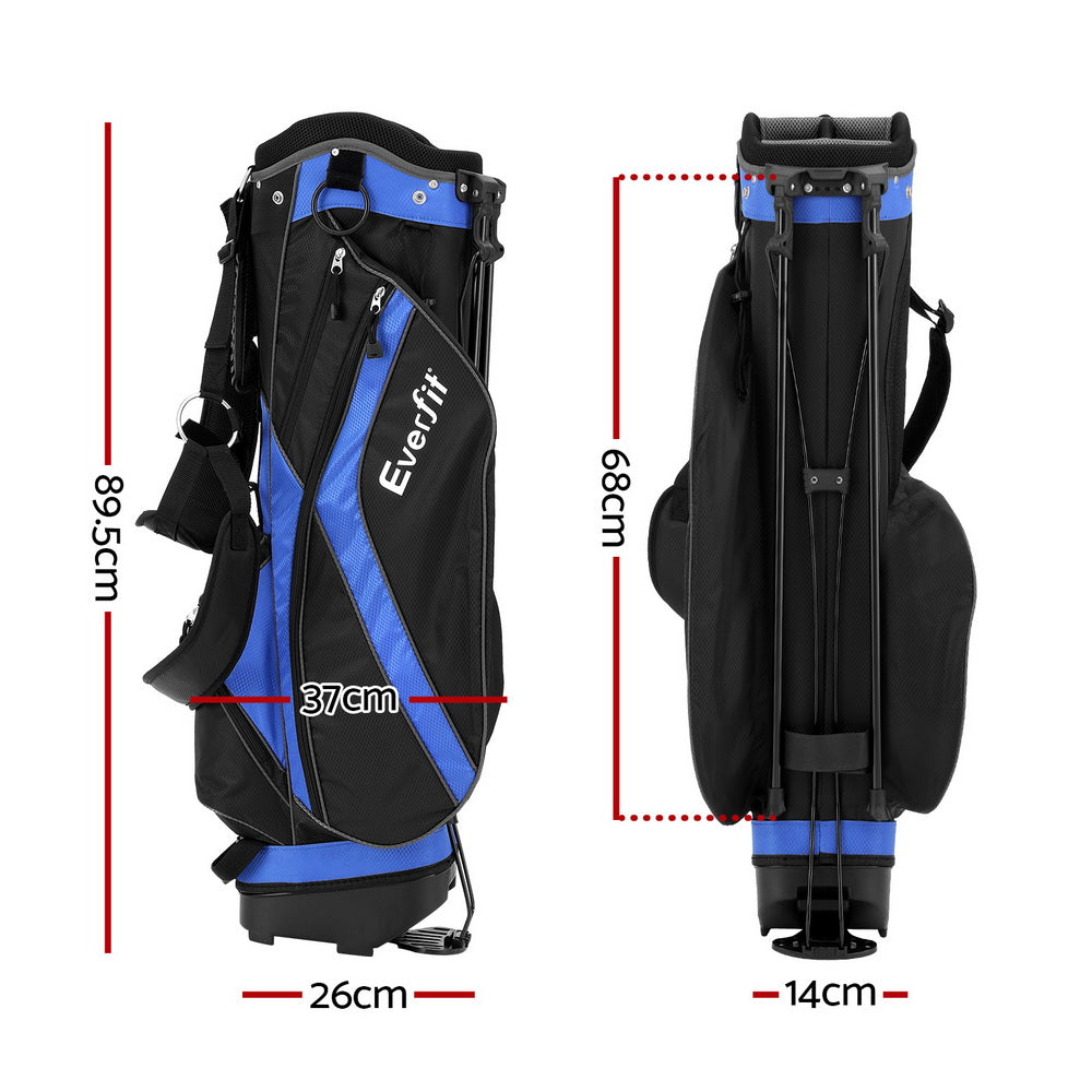 Everfit 6 Way Dividers Golf Bag Stand Insulated Carry Bag Zippered Rain Cover - 0