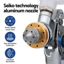 Giantz Spray Gun Paint Gun HVLP Gravity Feed 1.4mm 1.7mm 2.0mm Nozzles Included-5