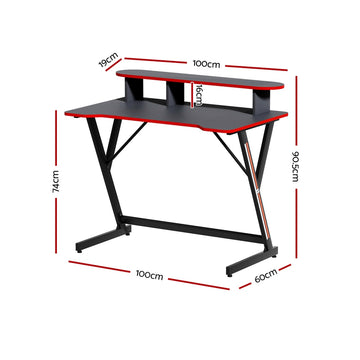 Artiss Gaming Desk Computer Desks 100CM - 0