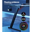 Artiss Gaming Desk Computer Desks LED Light 140CM-5