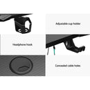 Artiss Gaming Desk Computer Desks LED Light 140CM-6