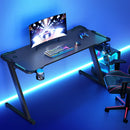 Artiss Gaming Desk Computer Desks LED Light 140CM-7