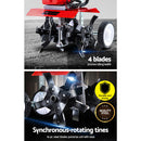 Giantz 65CC Tiller Rototiller Garden Cultivator 4 Blades Soil Power Rotary Hoe-5