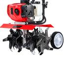Giantz 65CC Tiller Rototiller Garden Cultivator 6 Blades Soil Power Rotary Hoe-3