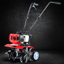 Giantz 65CC Tiller Rototiller Garden Cultivator 6 Blades Soil Power Rotary Hoe-8