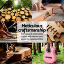 Alpha 34 Inch Classical Guitar Wooden Body Nylon String Beginner Kids Gift Pink-5