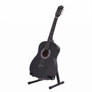 Alpha 38 Inch Classical Acoustic Guitar with Folding Stand Capo and String Set Black-3